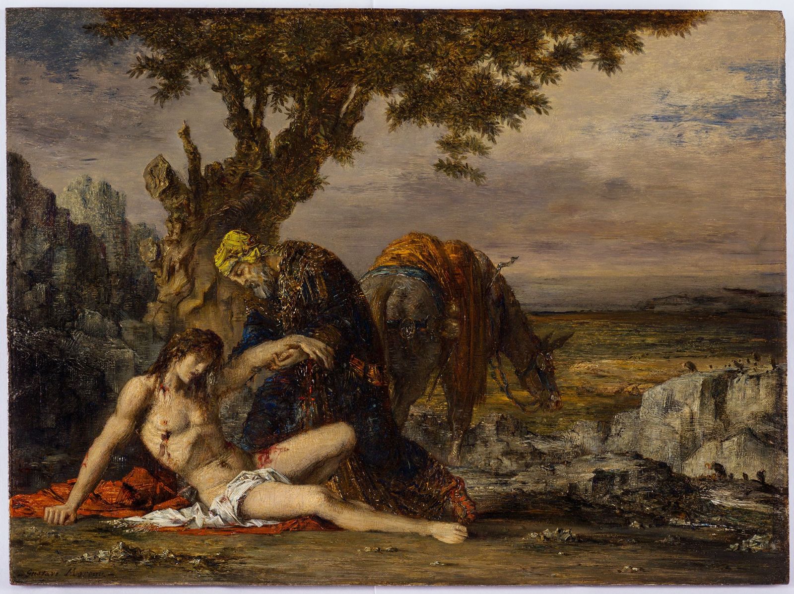 Den gode samaritan - Gustave Moreau