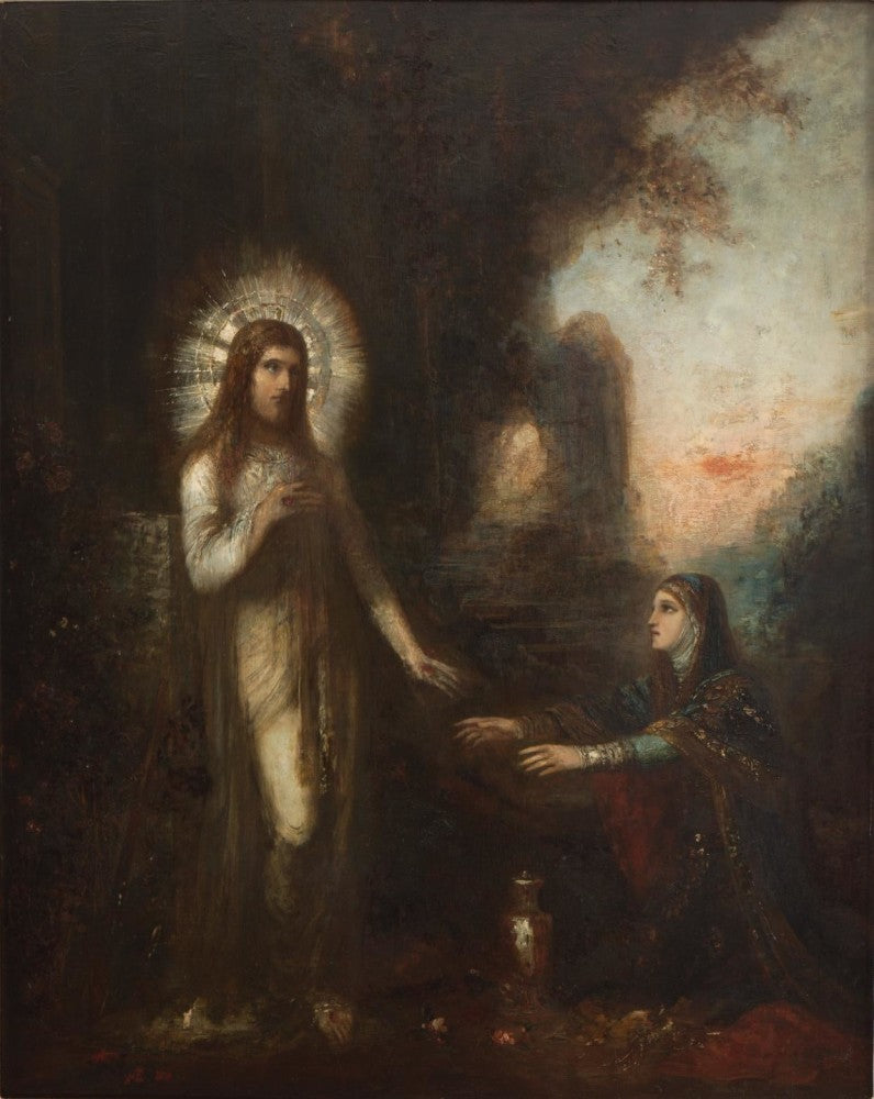 Kristus og Madeleine (Noli me Tangere) - Gustave Moreau
