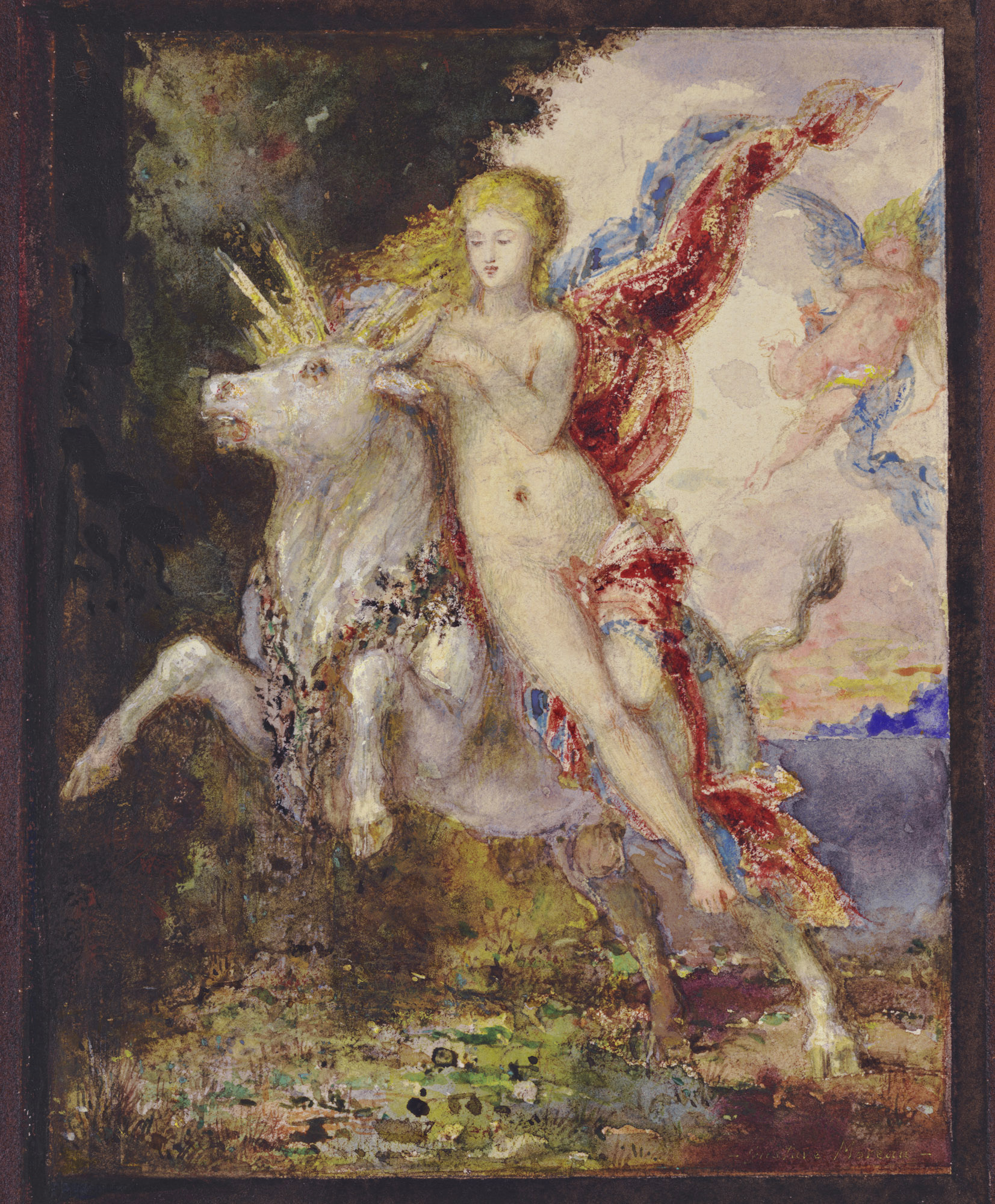 Europas bortførelse - Gustave Moreau