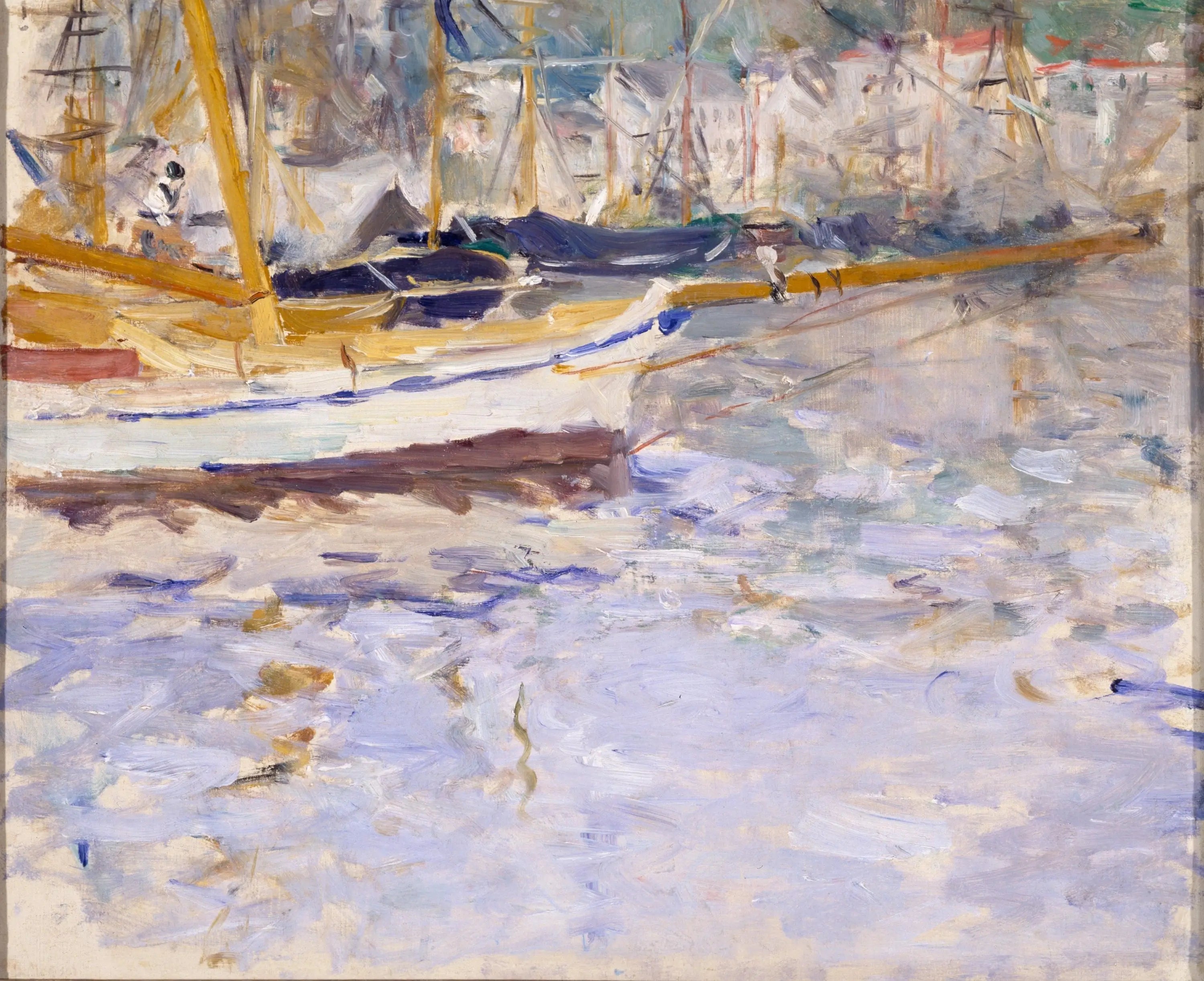 Reproduction du tableau « Port de Nice - Berthe Morisot » par Alpha Reproduction en peinture à l’huile