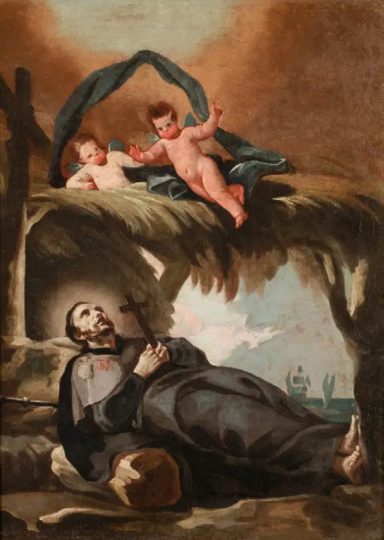 Sankt Frans Xavier's død - Francisco de Goya
