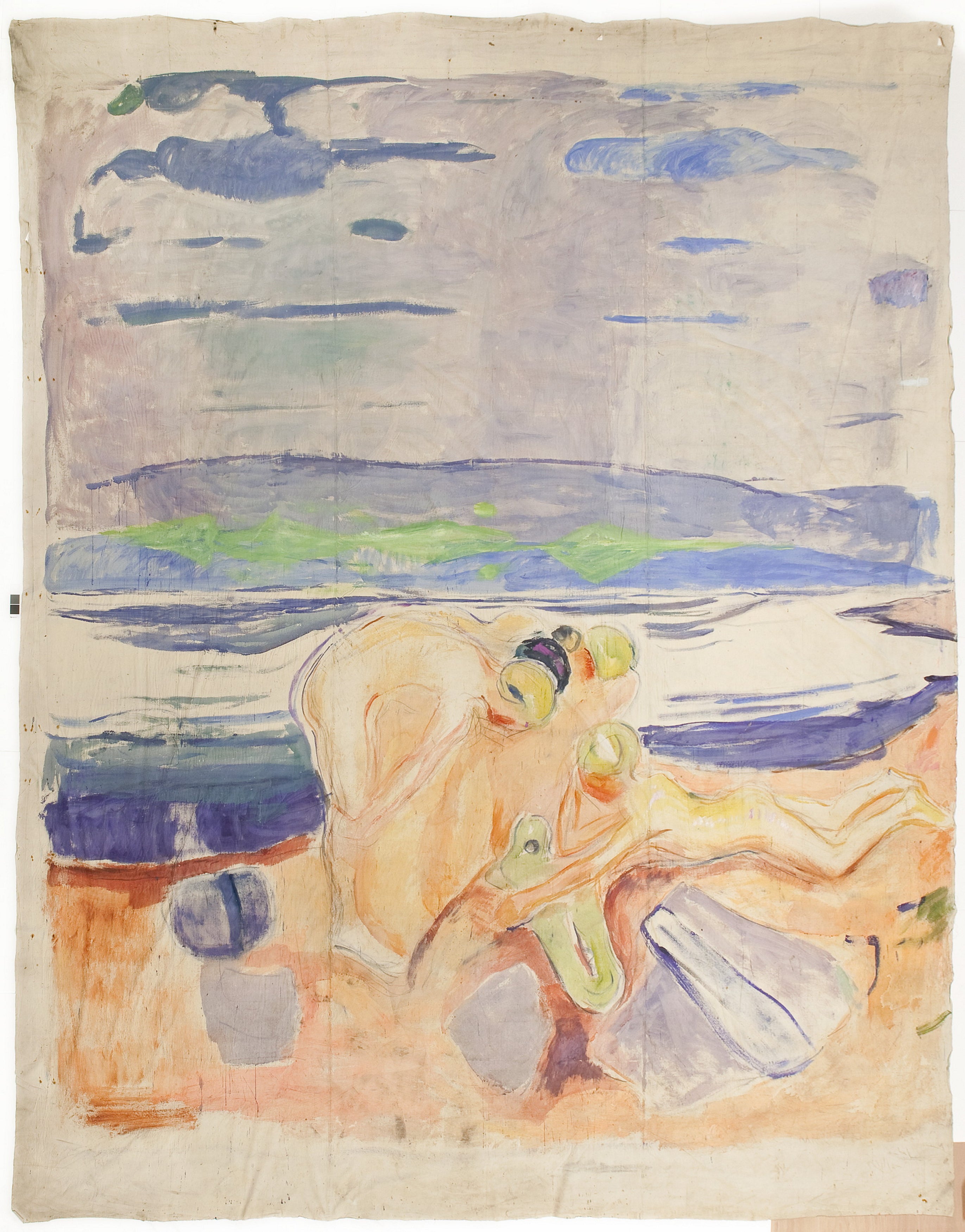 Reproduction du tableau « Alma Mater : enfants explorateurs - Edvard Munch » par Alpha Reproduction en peinture à l’huile