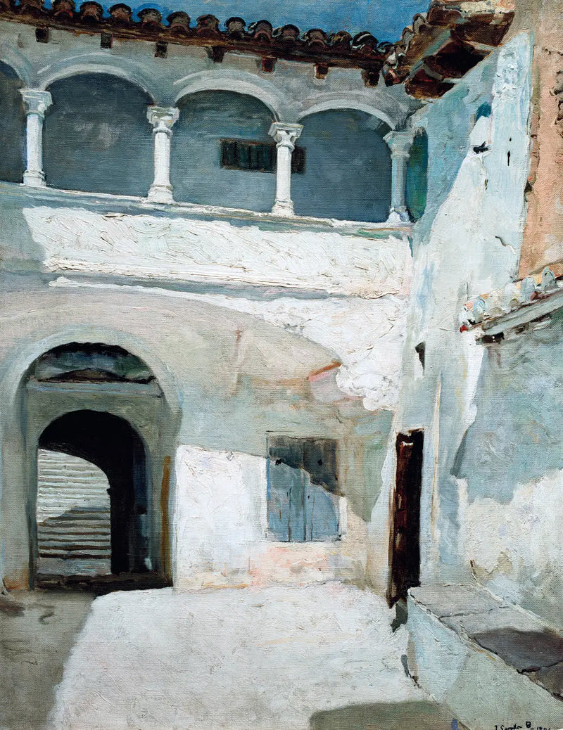 Patio de San Juan de Porta Coeli, Valencia - Joaquín Sorolla