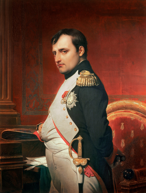 Napoleon (1769-1821) på sit kontor - Paul Delaroche