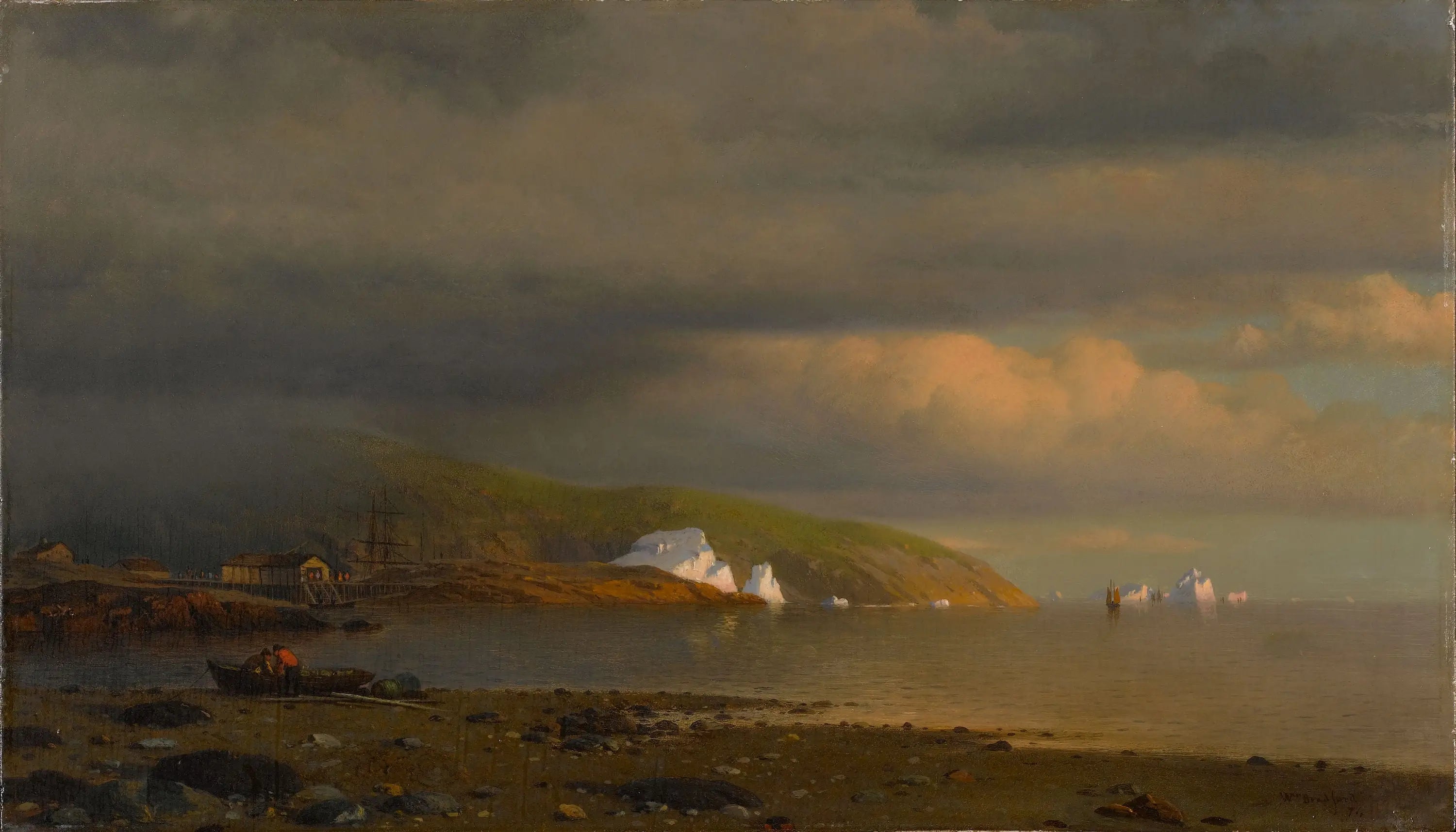 Près du cap St. Johns côte du Labrador - William Bradford - Alpha Reproduction