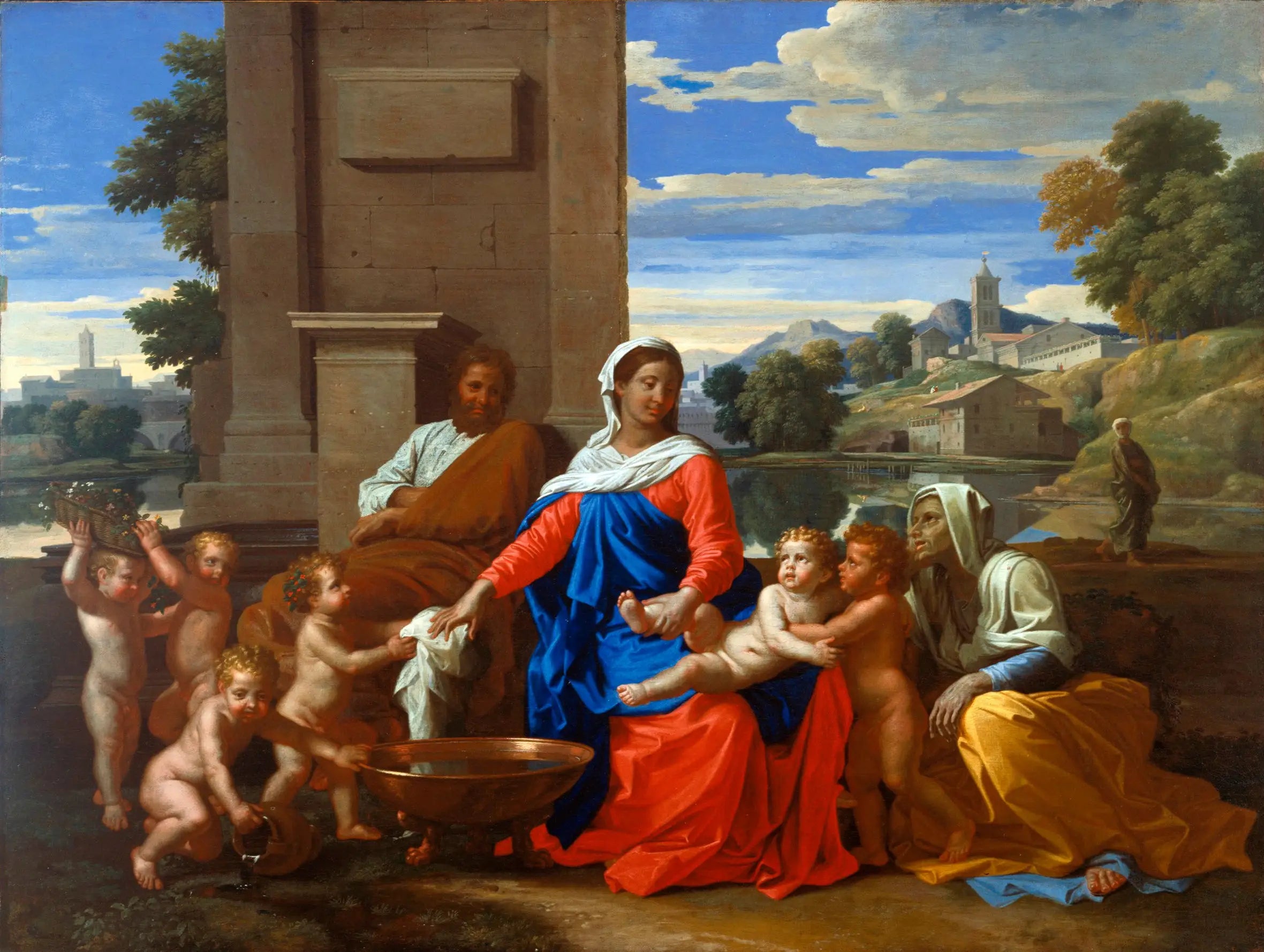 La Sainte Famille - Nicolas Poussin - Alpha Reproduction