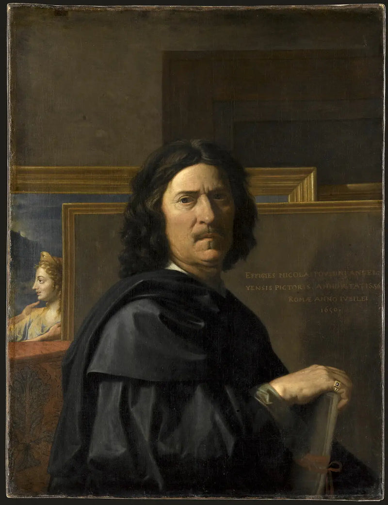 Kunstnerens portræt - Nicolas Poussin