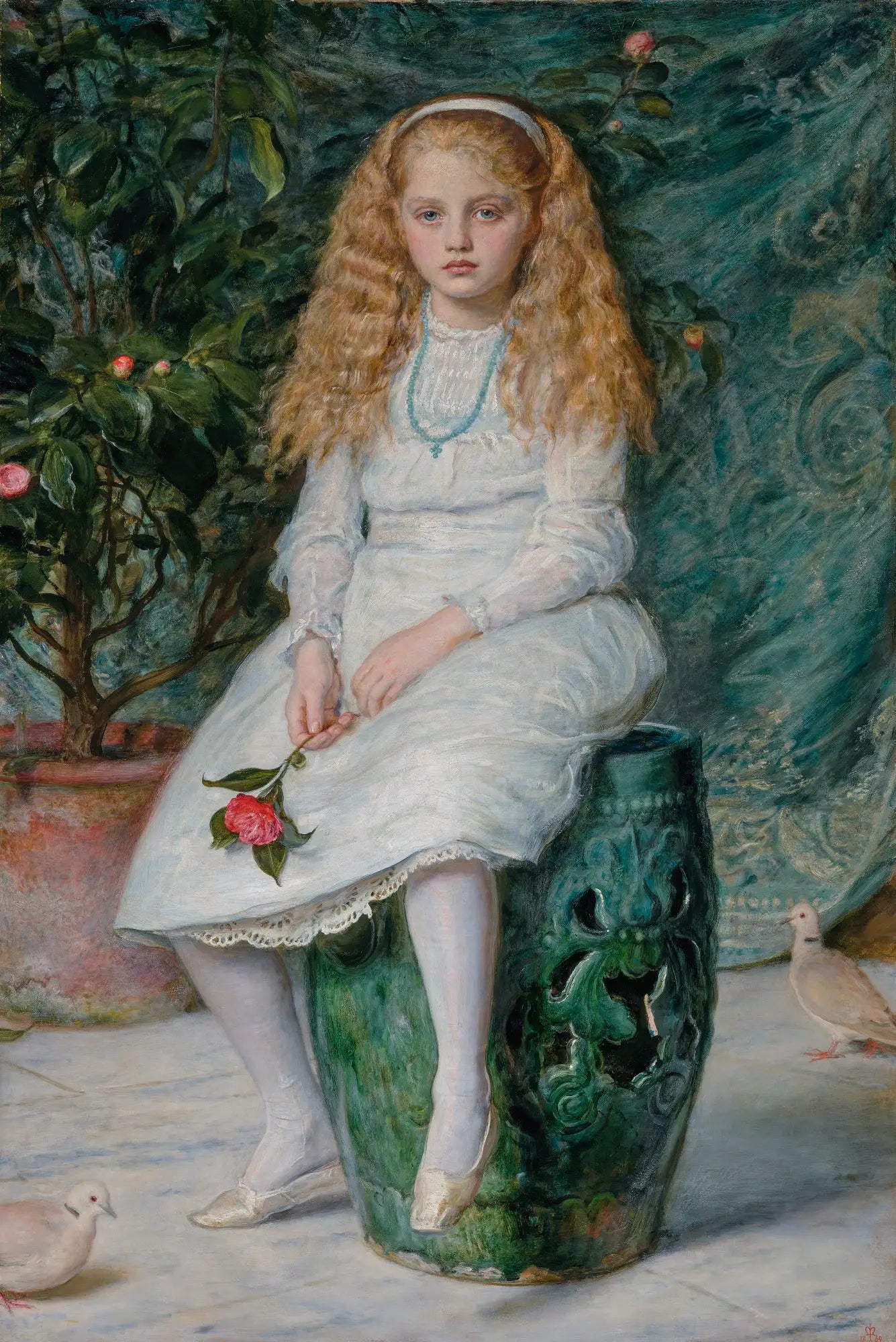 Portrait de Nina Lehmann - John Everett Millais - Alpha Reproduction