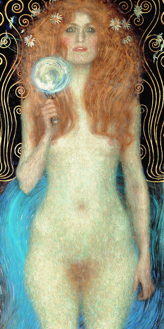 🌟 Nuda Veritas (Detalje) – Gustav Klimt (1899)