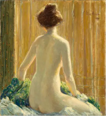 Nu assis - Childe Hassam - Alpha Reproduction