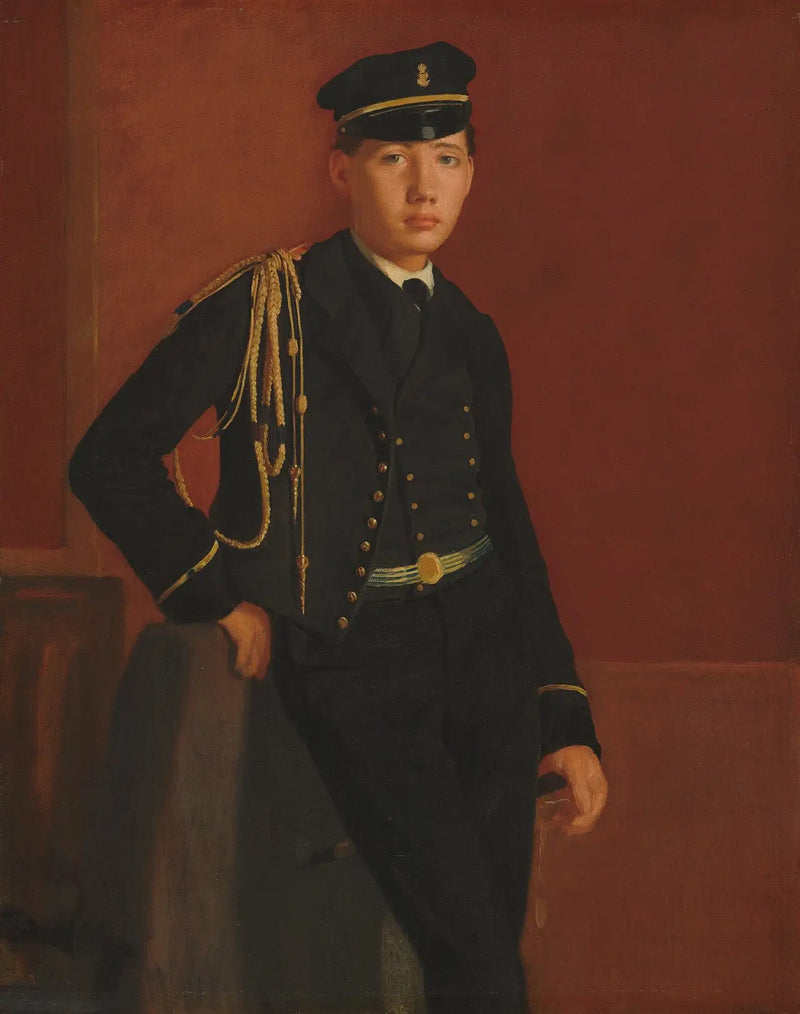Achille De Gas i kadetuniform - Edgar Degas
