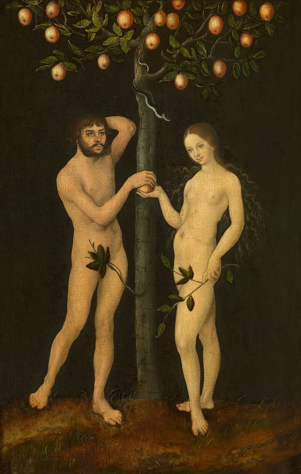 Adam et Ève - Lucas Cranach the Elder - Alpha Reproduction