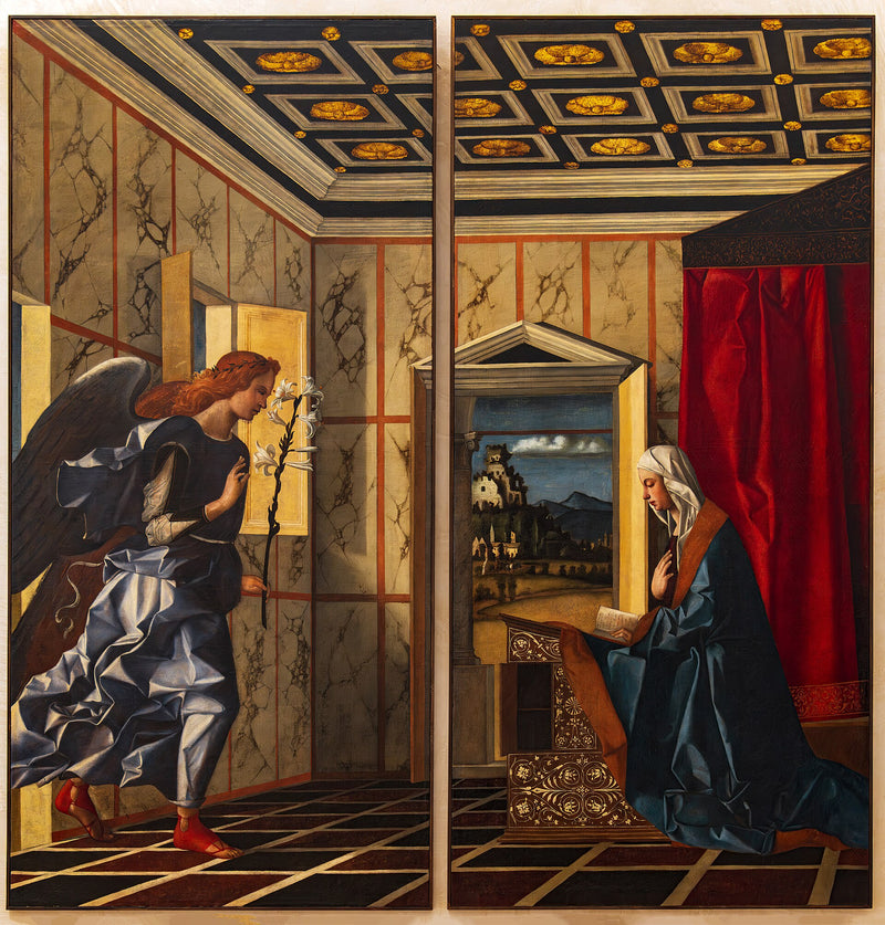 Anselige Jomfru Maria, Jomfruens Annoncering - Giovanni Bellini