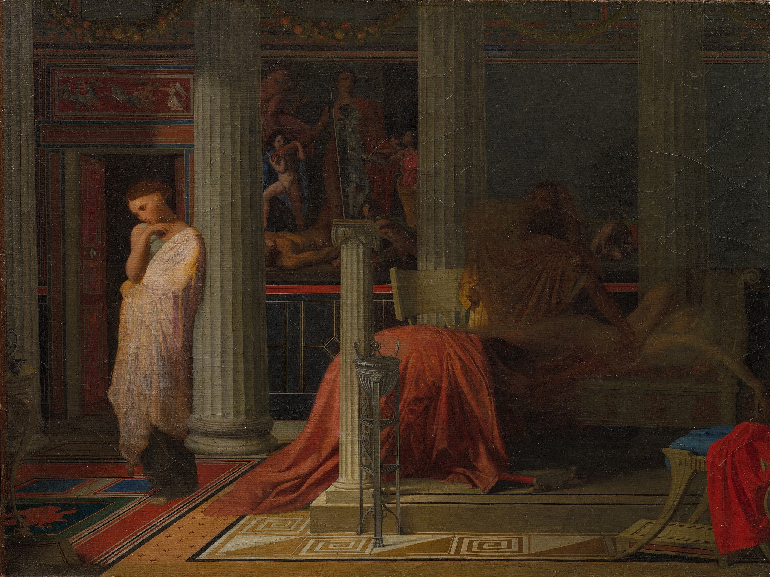 Antiochus og Stratonice - Jean-Auguste-Dominique Ingres