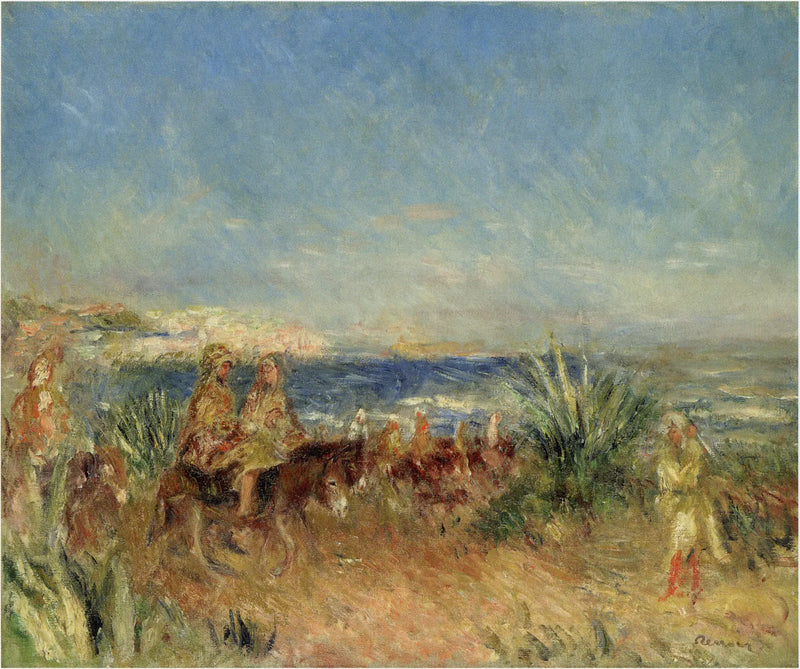 Arabere på æsler - Pierre-Auguste Renoir