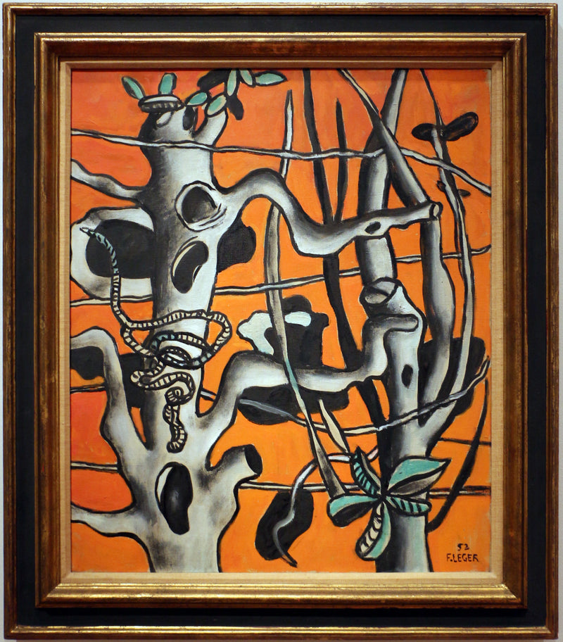 Arbres au soleil couchant (Les Arbres au Soleil Souchant) - Fernand Léger