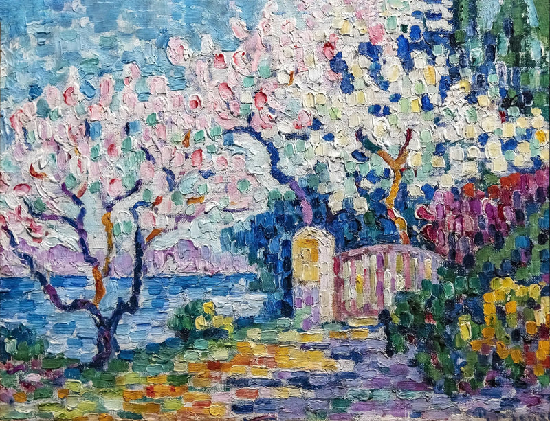 Blomstrende træer - Paul Signac