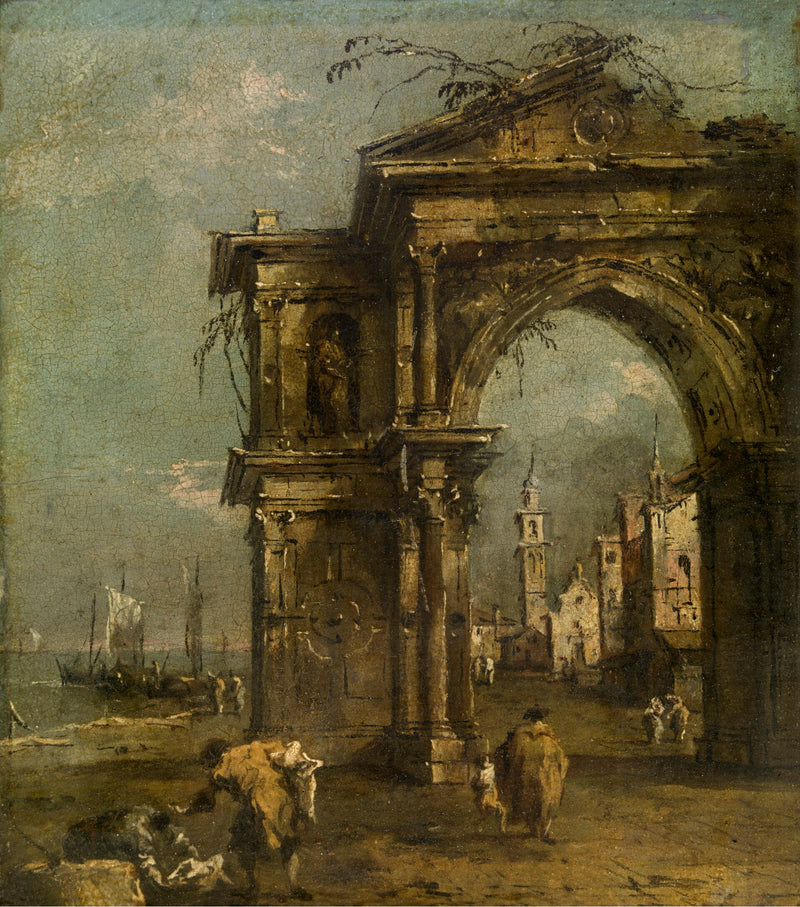 Triumfbuen i Venedig - Francesco Guardi