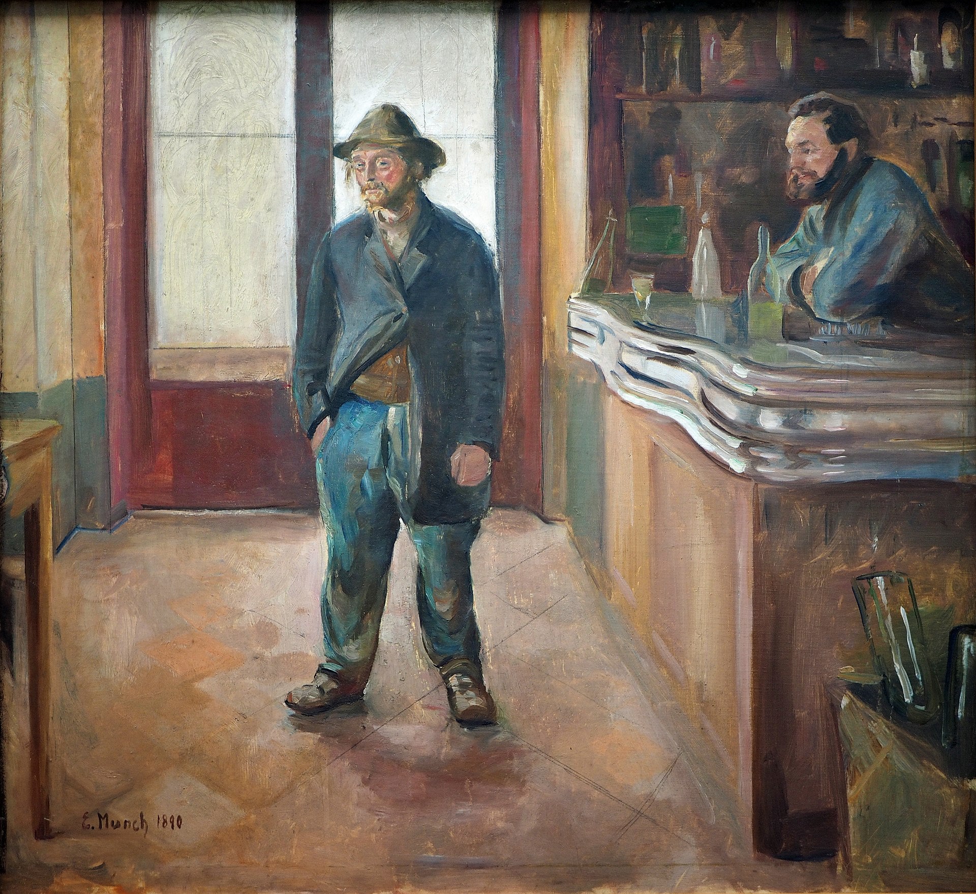 I baren - Edvard Munch