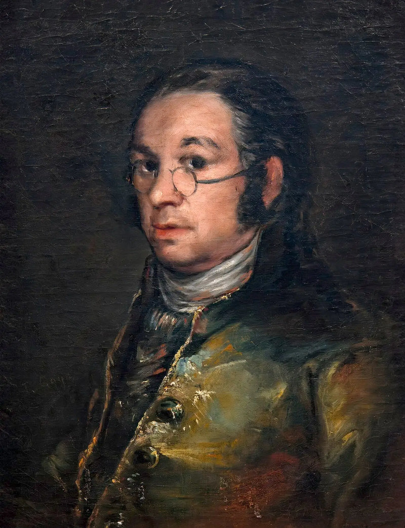 Selvportræt med briller - Francisco de Goya