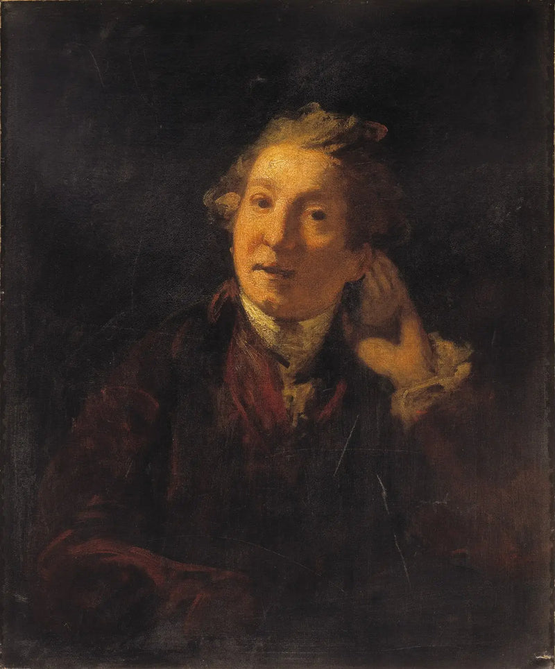 Selvportræt af kunstneren som døv mand - Joshua Reynolds