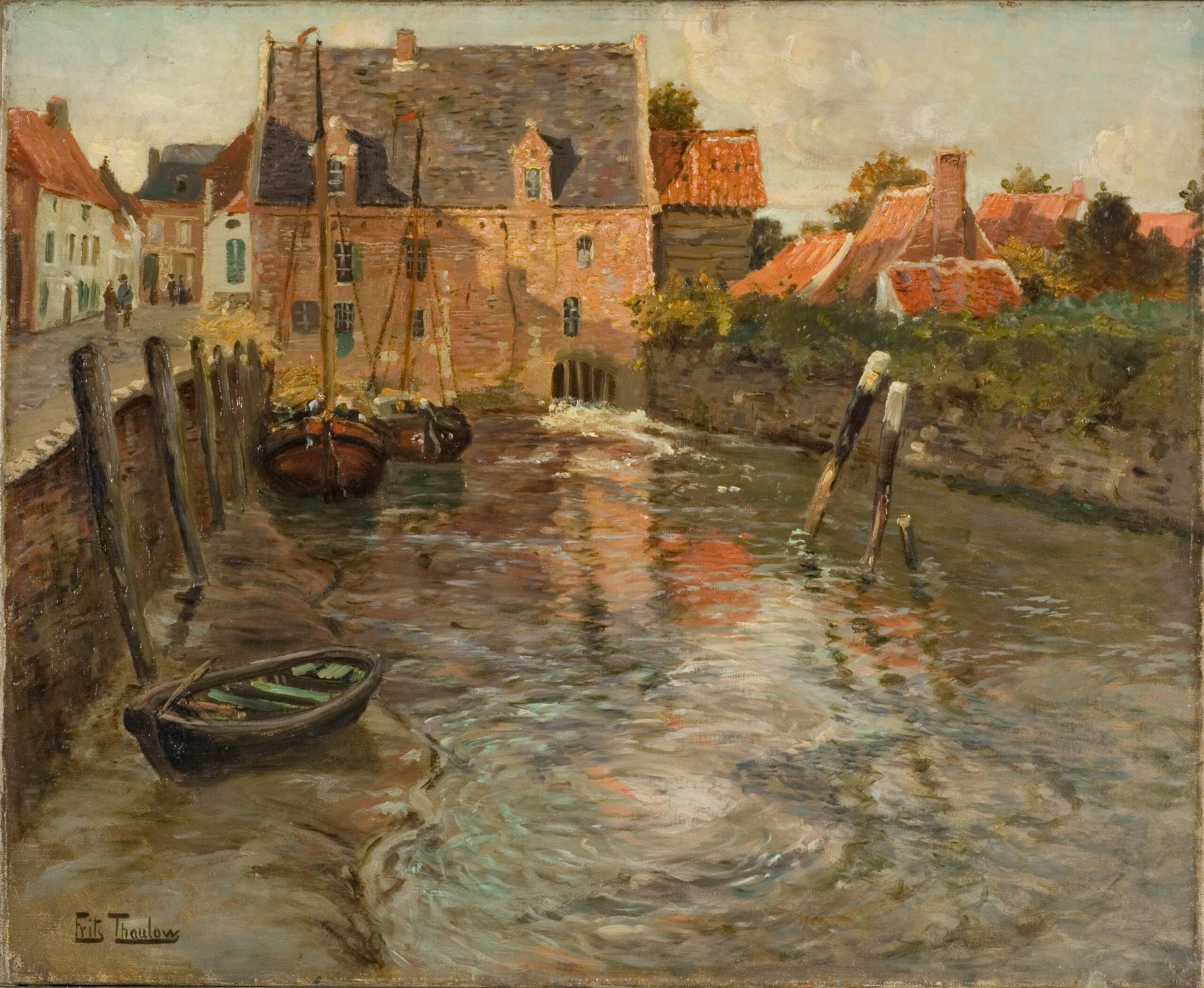 Lavvande - Frits Thaulow