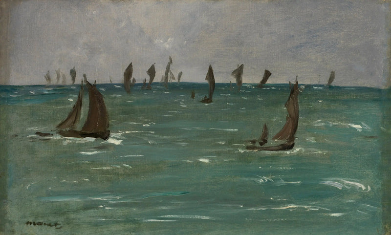 Både i Berck-sur-Mer - Édouard Manet