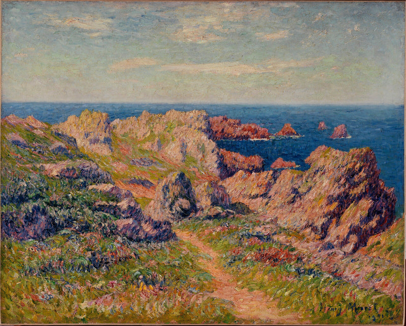 Smukt vejr i Pern (Île d'Ouessant) - Henry Moret