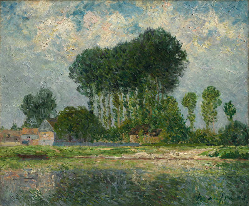Seinebredderne ved Andelys - Maxime Maufra