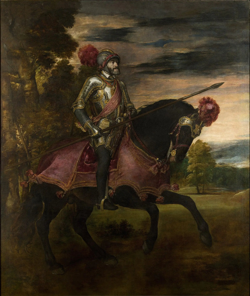 Charles Quint på hest ved Mühlberg - Titian
