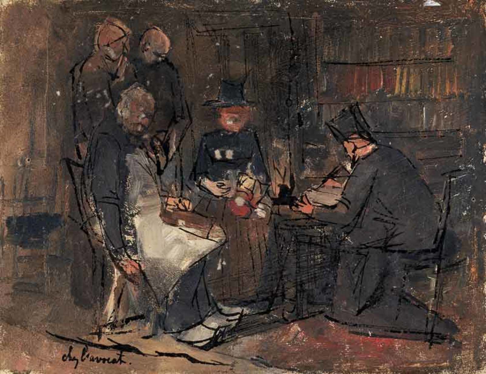 Hos advokaten (studie) - Jan Toorop