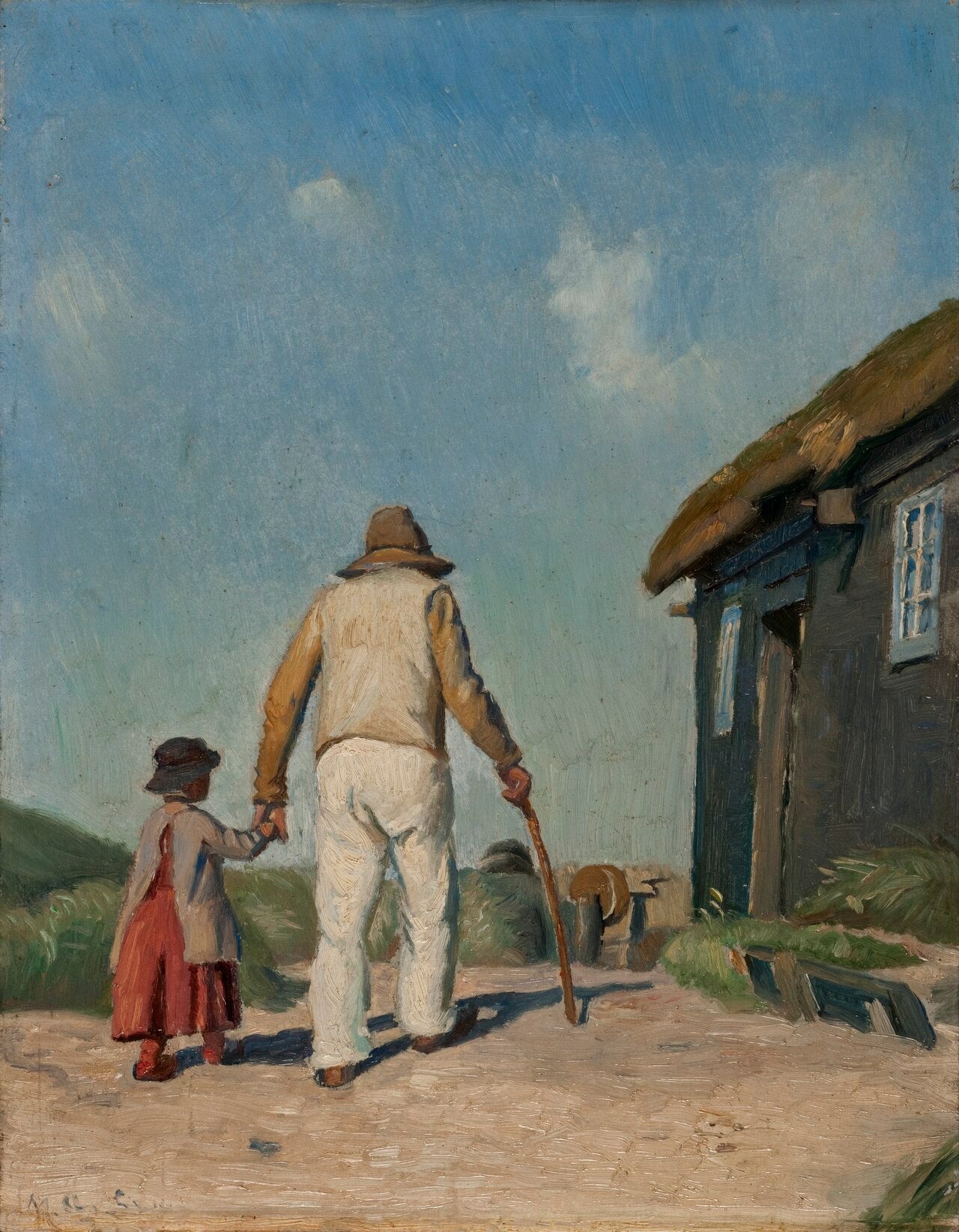 Blind Christian. Studie - Michael Peter Ancher
