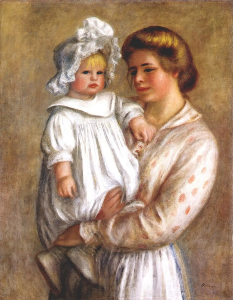 Claude og Renée - Pierre-Auguste Renoir