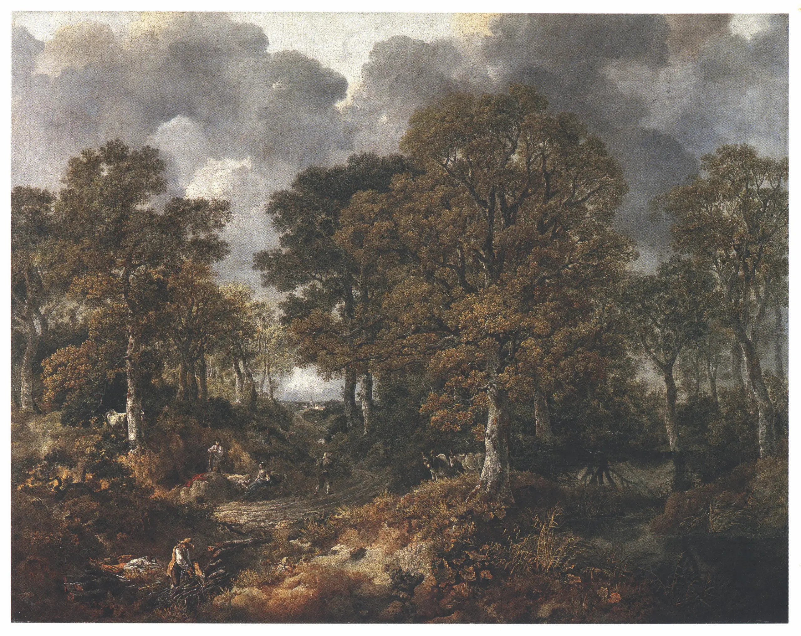 Cornard Wood près de Sudbury Suffolk - Thomas Gainsborough - Alpha Reproduction
