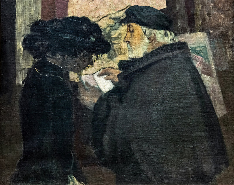 Degas og hans model - Maurice Denis
