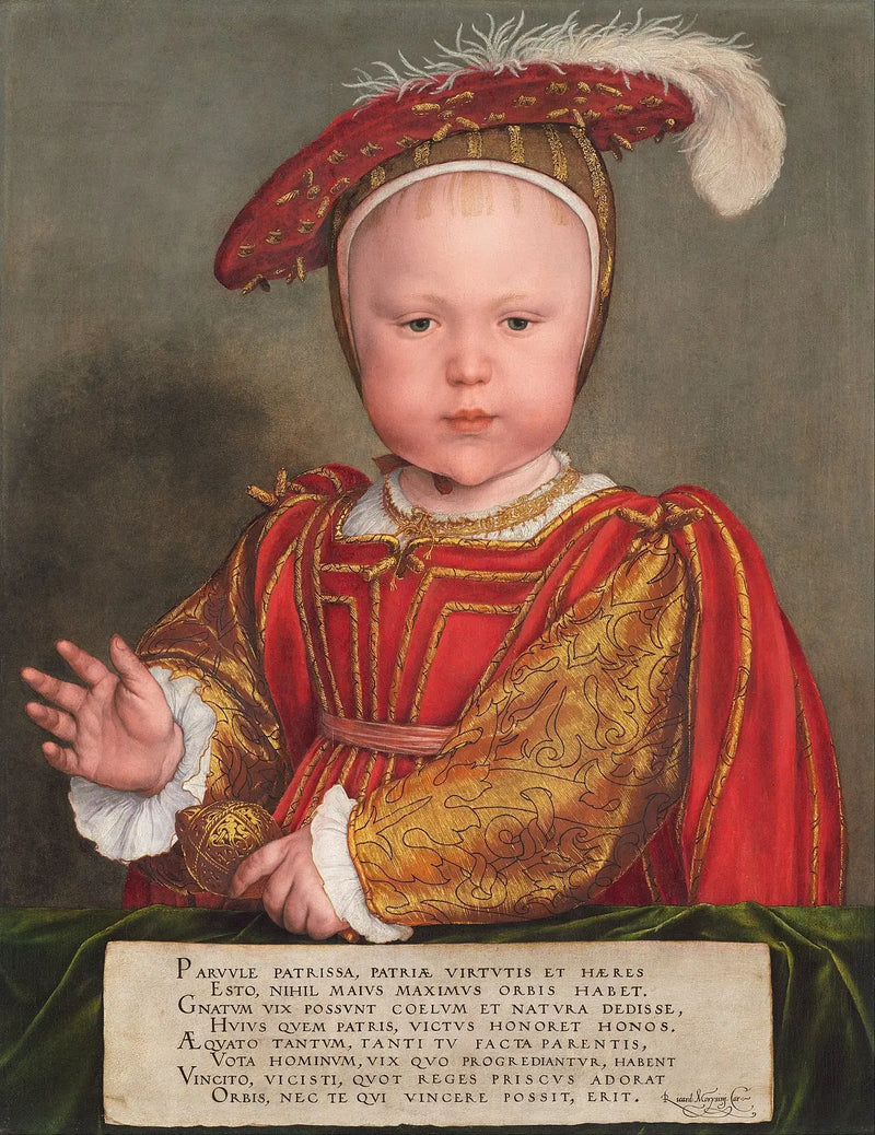 Edward VI som barn - Hans Holbein den Yngre