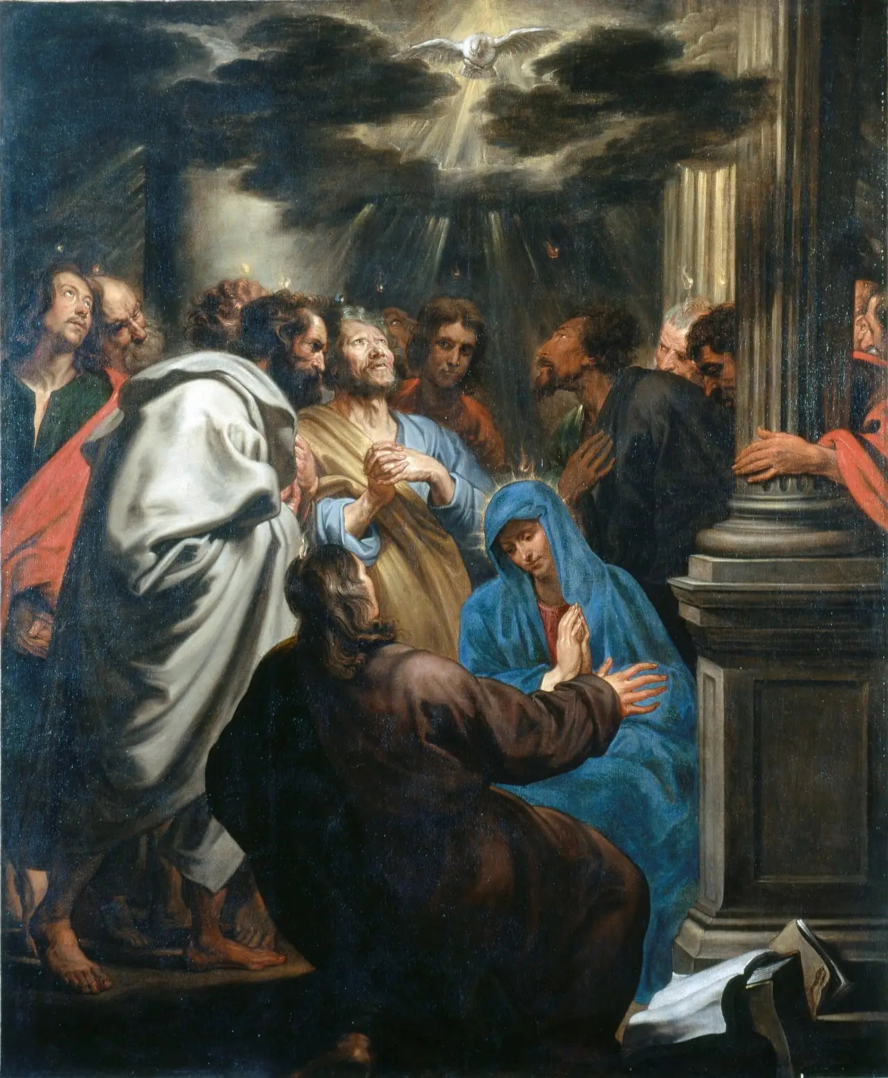 Épanchement du Saint-Esprit (Pentecôte) - Antoine van Dyck - Alpha Reproduction