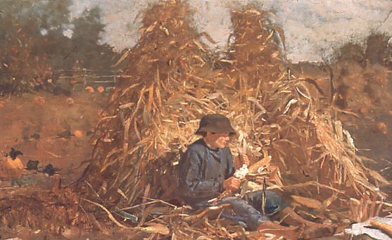 Épluchage du maïs - Winslow Homer