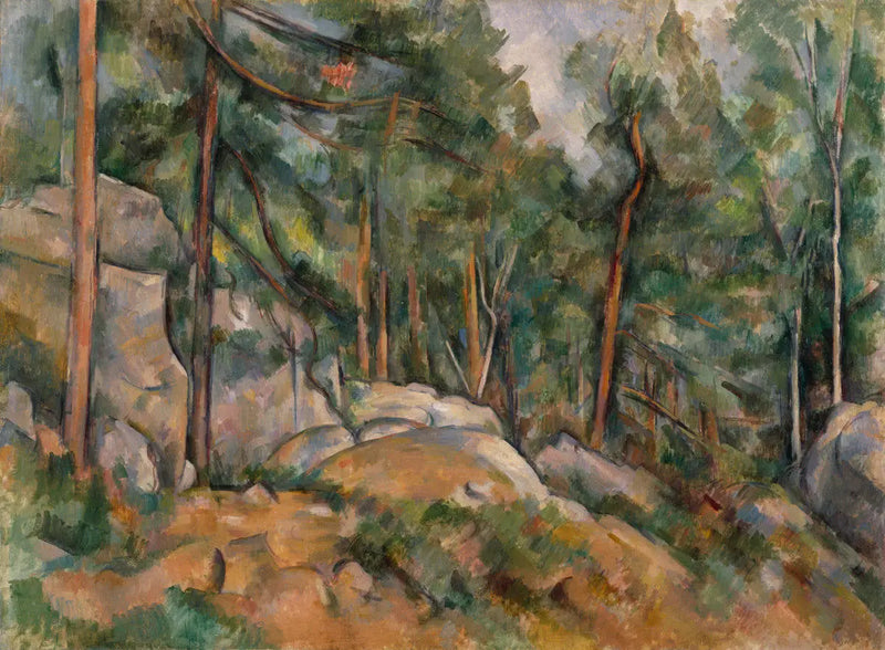 Skovinteriør - Paul Cézanne