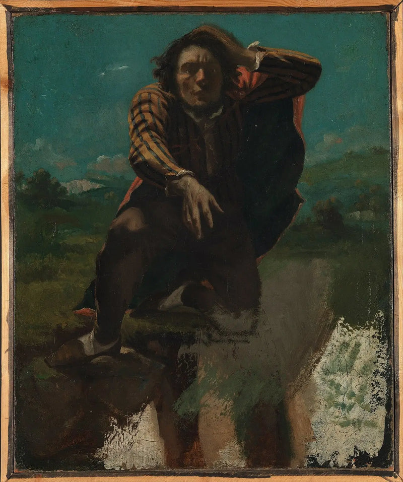 Vild af frygt - Gustave Courbet