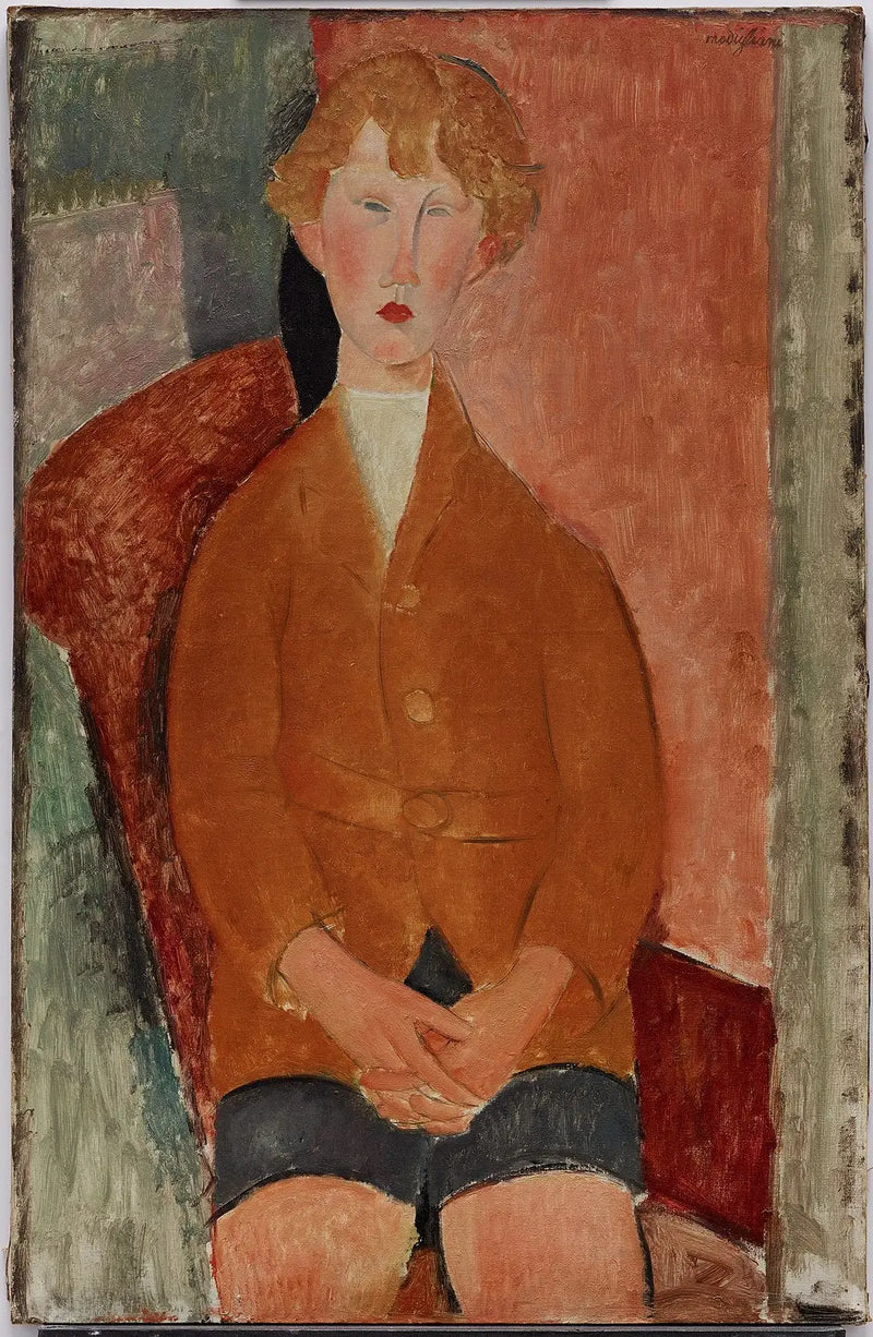Dreng i shorts - Amedeo Modigliani