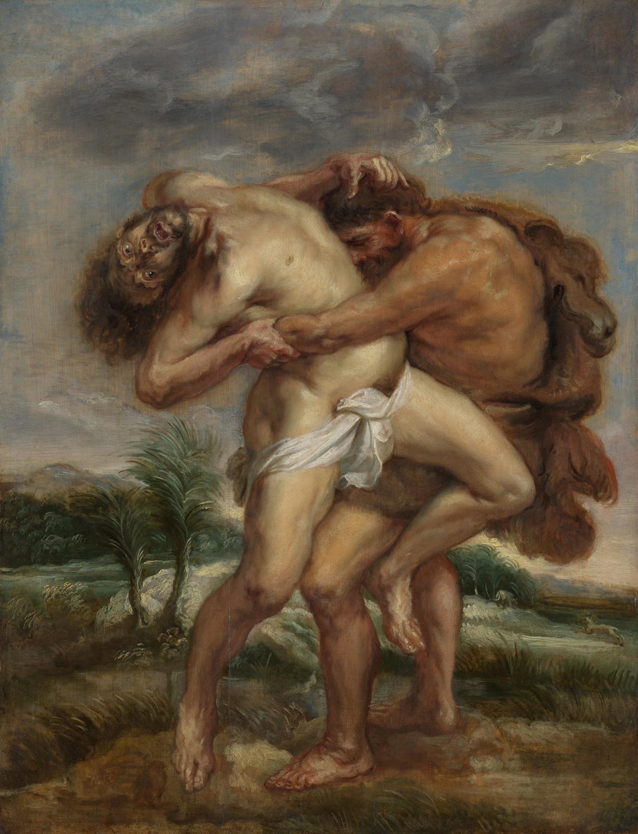 Herkules og Antæus - Peter Paul Rubens