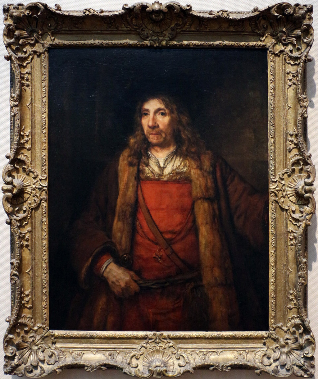 Mand i en pelsforet frakke - Rembrandt
