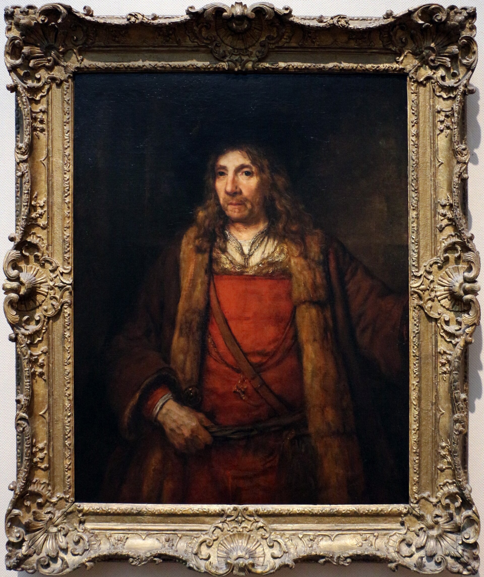 Mand i en pelsforet frakke - Rembrandt