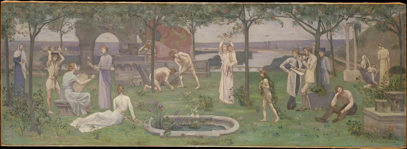 Inter artes et naturam (Entre art et nature) - Pierre Puvis de Chavannes
