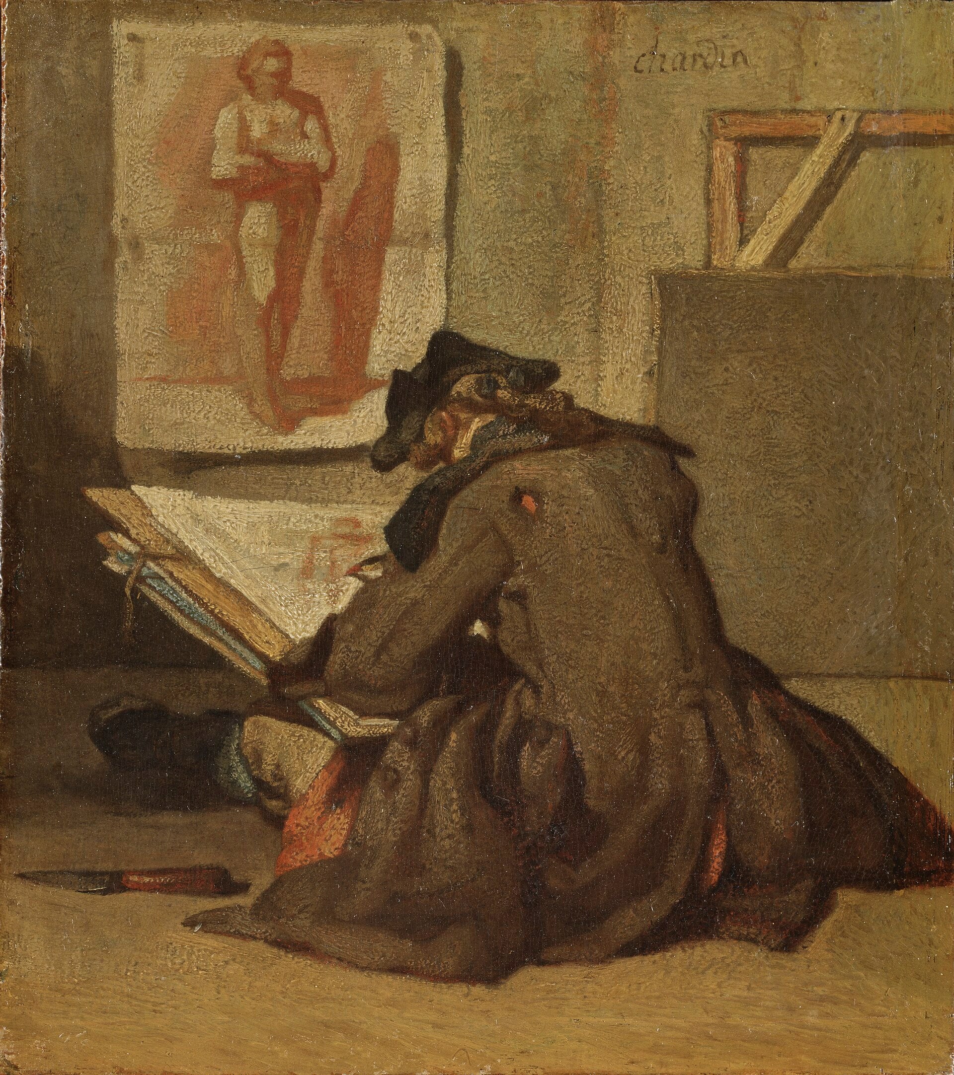 Jeune étudiant dessinant - Jean Siméon Chardin