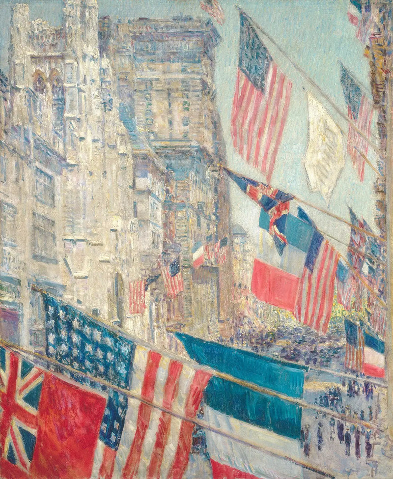 Alliérnes Dag, maj 1917 - Childe Hassam