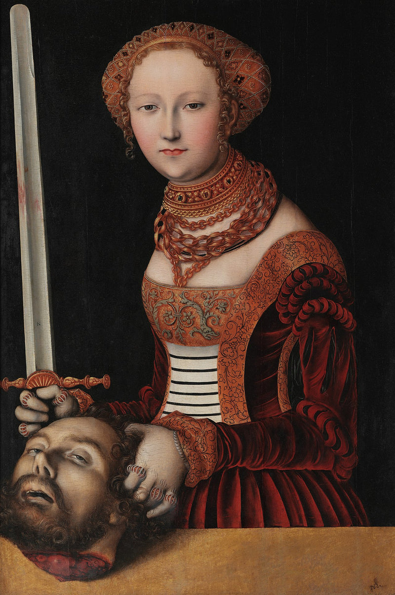 Judith med Holofernes' hoved - Lucas Cranach den Ældre