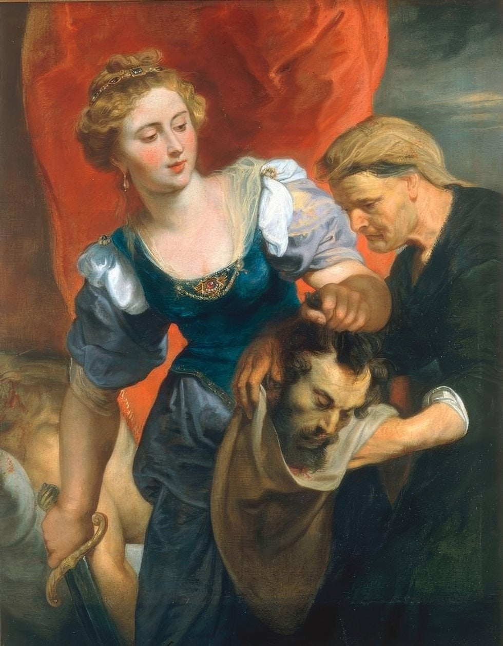 Judith med Holofernes' hoved - Peter Paul Rubens