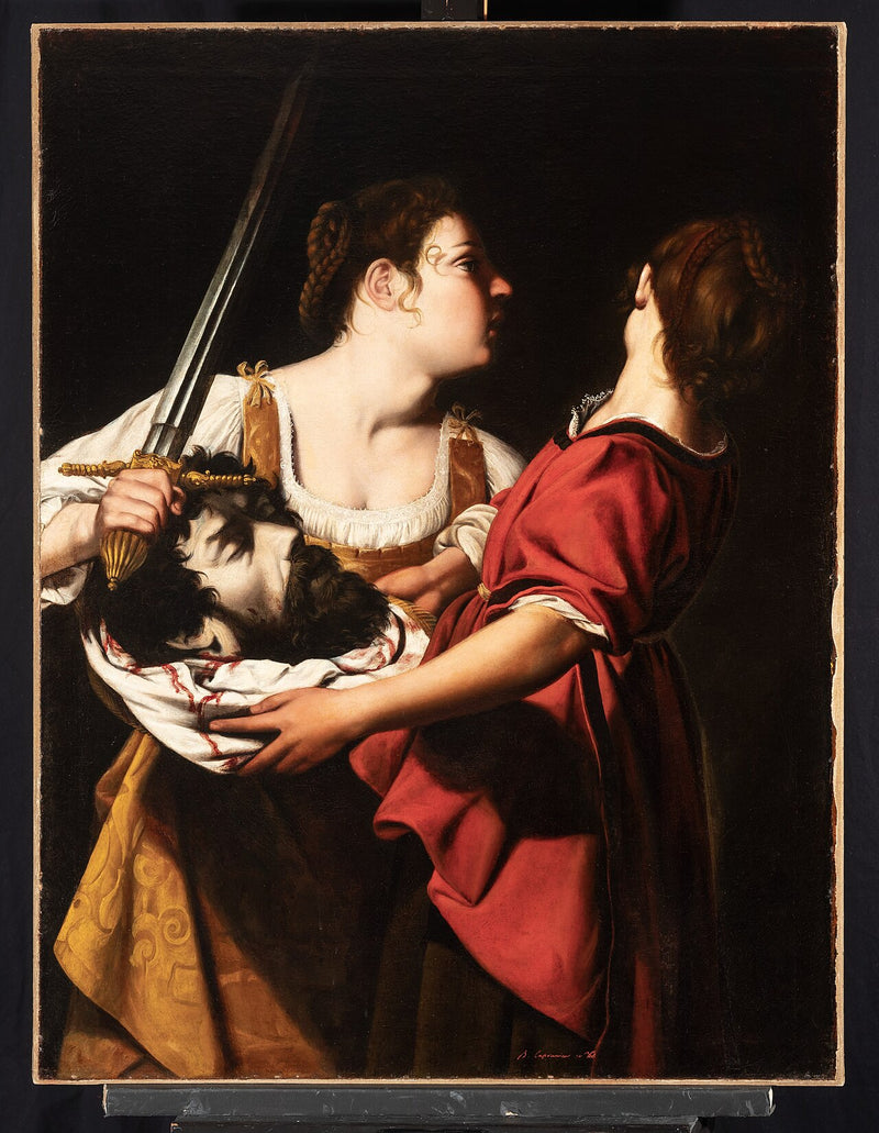 Judith og hendes tjenestepige - Orazio Gentileschi